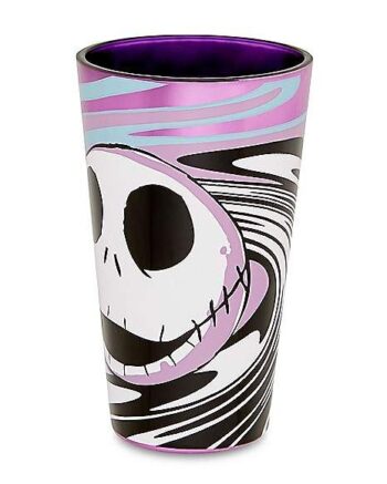 Swirl Jack Skellington Pint Glass 16 oz. - The Nightmare Before Christmas