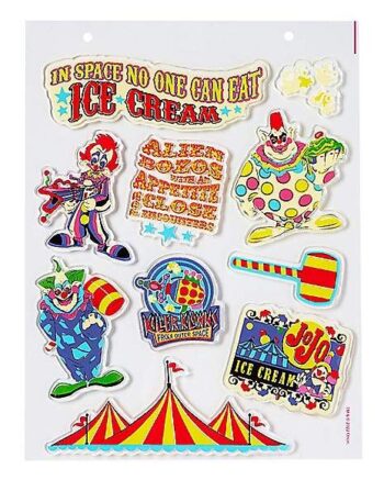 Killer Klowns from Outer Space Gel Clings - 2 Pack