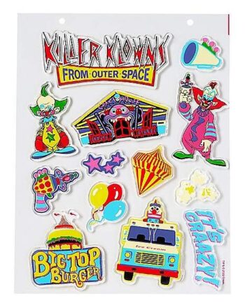 Killer Klowns from Outer Space Gel Clings - 2 Pack