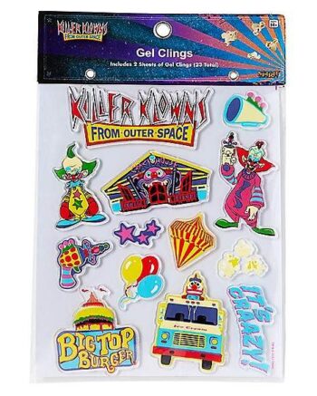 Killer Klowns from Outer Space Gel Clings - 2 Pack