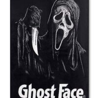 Knife Ghost Face Fleece Blanket