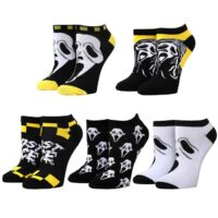 Scream Ghost Face Icon 5 Pack Ankle Socks