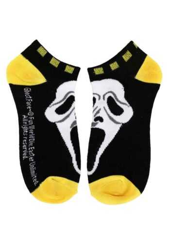 Scream Ghost Face Icon 5 Pack Ankle Socks