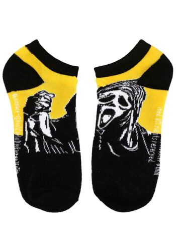 Scream Ghost Face Icon 5 Pack Ankle Socks