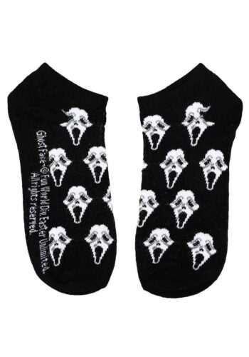 Scream Ghost Face Icon 5 Pack Ankle Socks