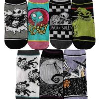 Adult Nightmare Before Christmas 7 piece Ankle Sock Pack