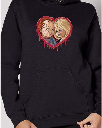 Chucky and Tiffany Hoodie - Bride of Chucky