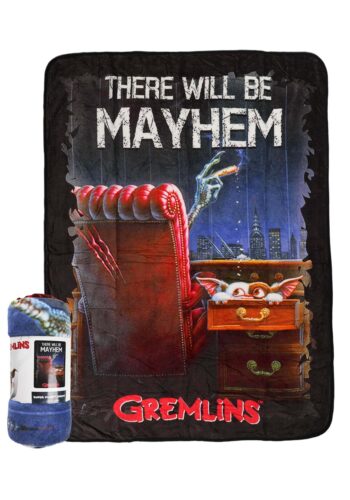 Gremlins Mayhem Micro Raschel Comfy Throw Blanket