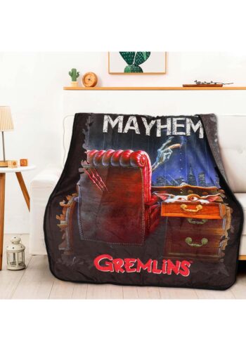 Gremlins Mayhem Micro Raschel Comfy Throw Blanket