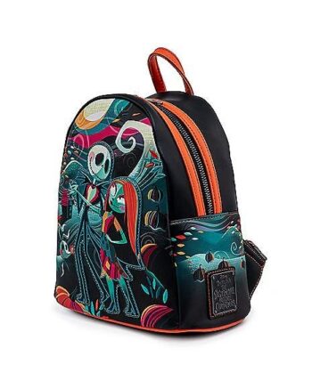 Loungefly Simply Meant to Be Jack Skellington and Sally Mini Backpack - The Nightmare Before Christmas