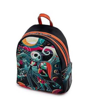 Loungefly Simply Meant to Be Jack Skellington and Sally Mini Backpack - The Nightmare Before Christmas