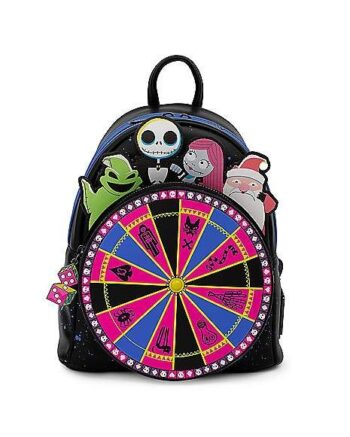 Loungefly The Nightmare Before Christmas Roulette Wheel Mini Backpack