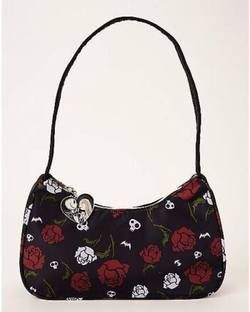 Red and White Rose The Nightmare Before Christmas Shoulder Bag