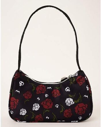 Red and White Rose The Nightmare Before Christmas Shoulder Bag