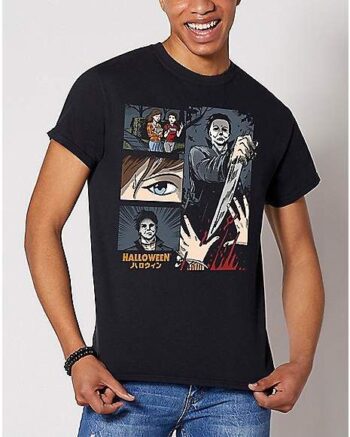 Anime Michael Myers T Shirt - Halloween