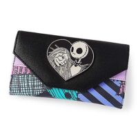 Jack and Sally Badge Fold Wallet - The Nightmare Before Christmas