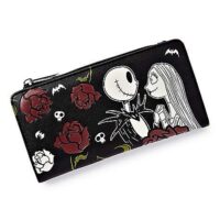 Jack and Sally Rose Zipper Wallet – Nightmare Before Christmas