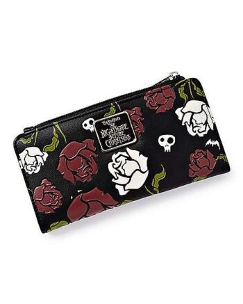 Jack and Sally Rose Zipper Wallet – Nightmare Before Christmas