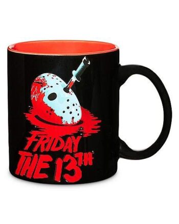 Jason Voorhees Mask and Machete Coffee Mug 20 oz. - Friday the 13th