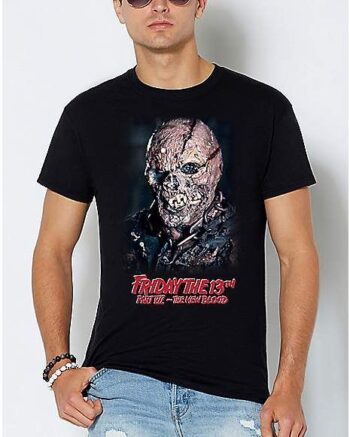 Jason Voorhees Unmasked T Shirt - Friday the 13th