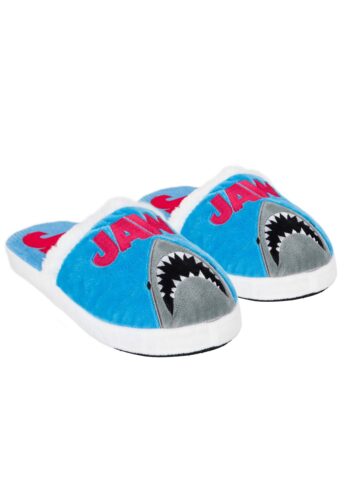 Jaws Fuzzy Slide Slippers for Adults