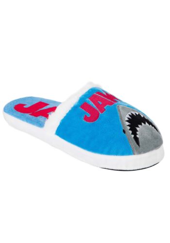 Jaws Fuzzy Slide Slippers for Adults