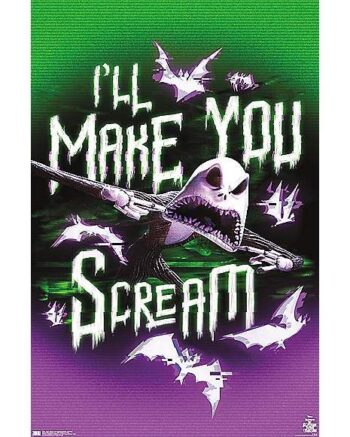 Make You Scream Poster - The Nightmare Before Christmas