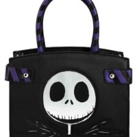 Nightmare Before Christmas Jack Metallic Print Handbag