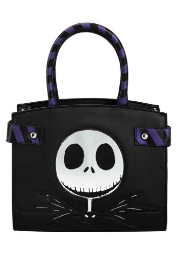 Nightmare Before Christmas Jack Metallic Print Handbag