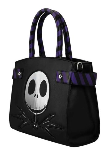 Nightmare Before Christmas Jack Metallic Print Handbag