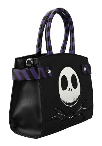 Nightmare Before Christmas Jack Metallic Print Handbag