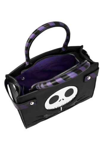 Nightmare Before Christmas Jack Metallic Print Handbag