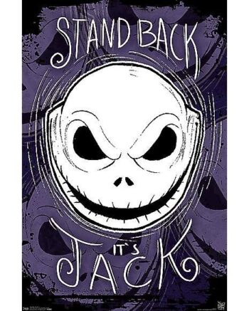 Stand Back It's Jack Poster - The Nightmare Before Christmas