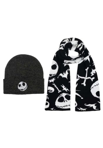 The Nightmare Before Christmas Beanie and Scarf ComboThe Nightmare Before Christmas Beanie and Scarf Combo