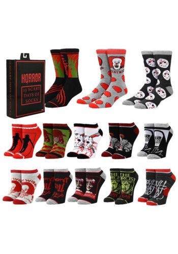 Horror Icons Box Set: 13 Days of Scary Socks