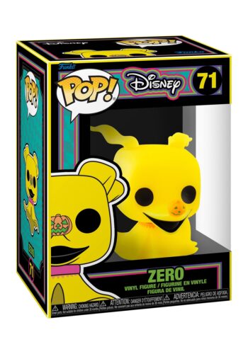 Funko POP! Disney: Nightmare Before Christmas Black Light- Zero Vinyl Figure