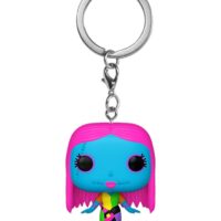 Funko POP! Keychain: Nightmare Before Christmas- Black Light Sally Vinyl Figure