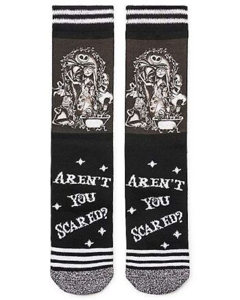 Aren't You Scared Crew Socks - The Nightmare Before Christmas