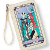 Ivory Jack Skellington and Sally Zip Wallet - The Nightmare Before Christmas