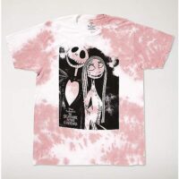 Pink Tie Dye Jack Skellington and Sally T Shirt - The Nightmare Before Christmas