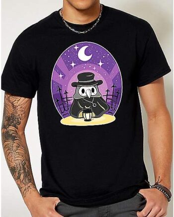 Plague Doctor Lantern T Shirt- Squishable