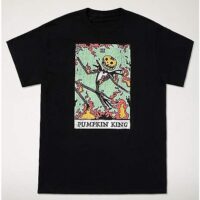 Pumpkin King Card Jack Skellington T Shirt - The Nightmare Before Christmas