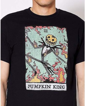 Pumpkin King Card Jack Skellington T Shirt - The Nightmare Before Christmas