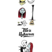 This Is Halloween Window Clings - The Nightmare Before Christmas