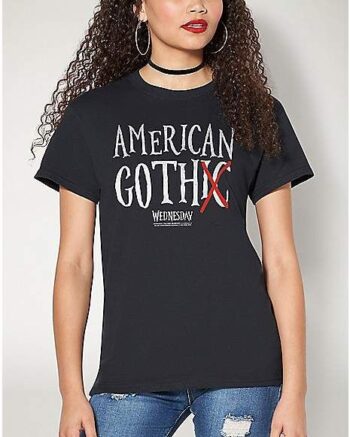 American Goth T Shirt - Wednesday