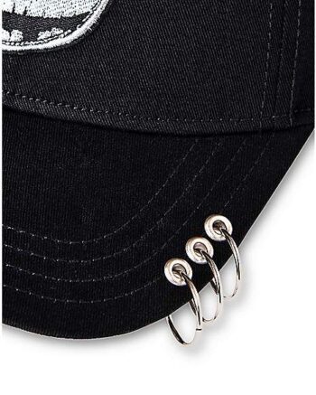 Black Jack Skellington Snapback Hat - The Nightmare Before Christmas