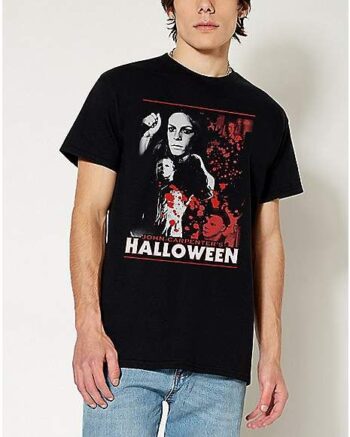 Blood Collage Michael Myers T Shirt - Halloween