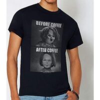 Chucky Before and After Coffee T Shirt