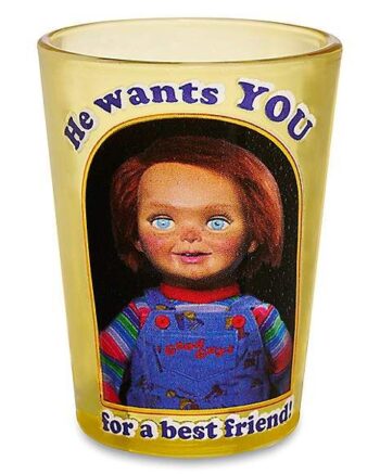 He Wants You Chucky Shot Glass - 1.5 oz.