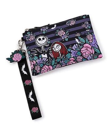 Jack Skellington and Sally Flowers Wristlet - The Nightmare Before Christmas